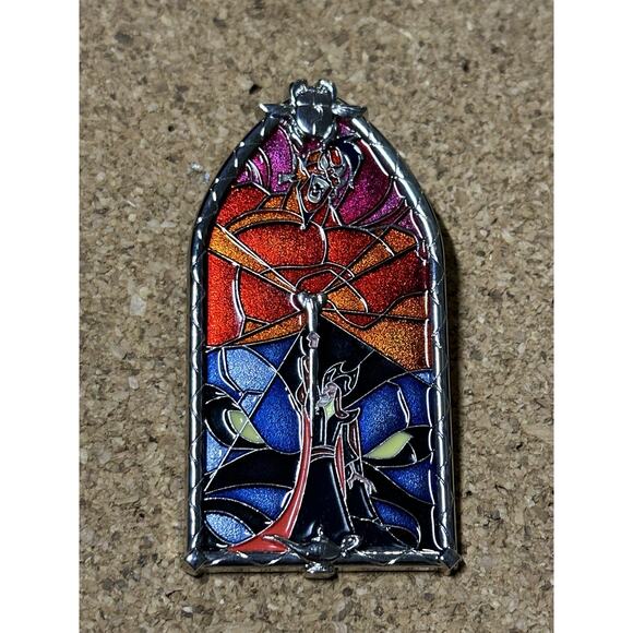 Disney Authentic Disneyland DLR/WDW Jafar Windows of Evil LE 2000 Pin Aladdin - Picture 3 of 4